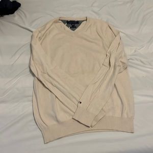 Tommy hilfiger cotton cashmere v neck sweater